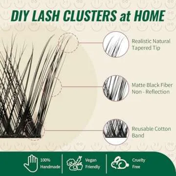 Lash Extension Kit 120pcs Lash Clusters Lash Bond and Seal Eyelash Extension Kit KEYYOU D Curl 8-18MIX Soft Natural Fluffy Lashes with Lash Applicator for DIY at Home(Kit-DV02-8-18MIX)