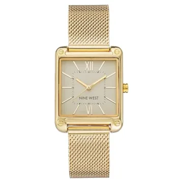Nine West Women's Mesh Bracelet Watch - Elevate Your Style with Elegance