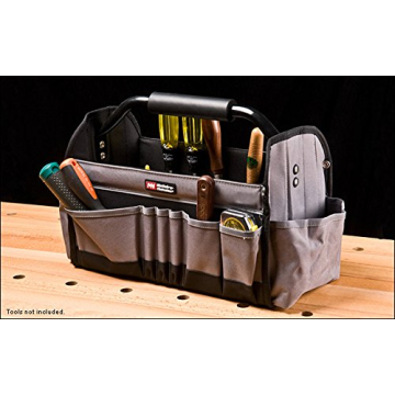 McGuire-Nicholas 15" Collapsible Tool Tote - Grey & Black