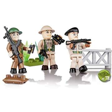 COBI Historical Collection British Soldiers Toy Set - WWII Edition