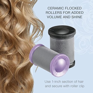 Conair Hot Rollers for Beautiful Curls with Clips Included
