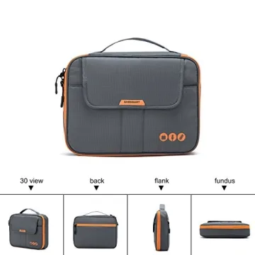 BAGSMART Universal Travel Cable Organizer Electronics Accessories Carry Bag for 9.7 inch iPad, Kindle, Power Adapter