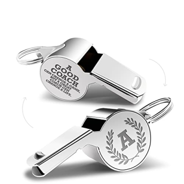 Inspirational Coach Gift Set: Personalized Whistle & Lanyard