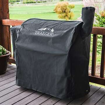 Traeger Grills BAC380 Full-Length Grill Cover - Weather-Resistant Protection for Pro 34
