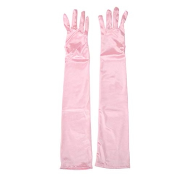 Xuhan 21" Long Evening Satin Gloves for Parties and Events