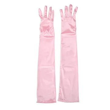 Xuhan 21" Long Evening Satin Gloves for Parties and Events