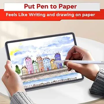 ZOEGAA 【2 Pack】 iPad Pro 12.9 Screen Protector, Paper Screen Protector Compatible with iPad Pro 12.9 (2022 & 2021 & 2020 & 2018 Models), Matte Surface PET Film for Write and Draw Like on Paper