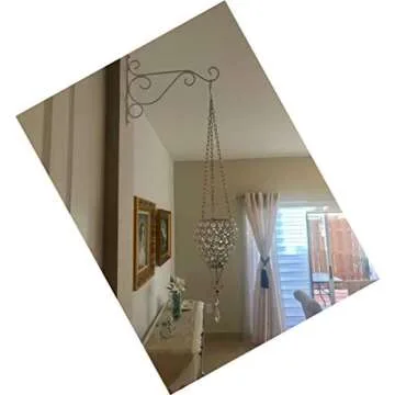 DoubleWood Iron Wall Mount Plant Hanging Hooks - Set of 2