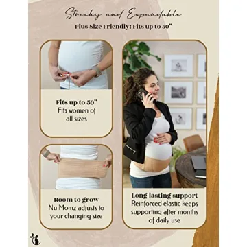 NuMomz Maternity Belly Bands for Pain Relief and Support