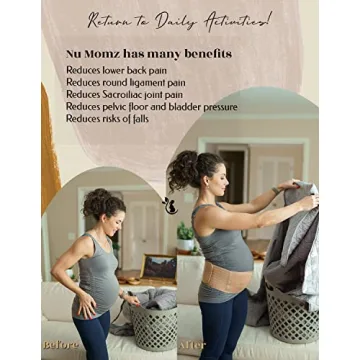 NuMomz Maternity Belly Bands for Pain Relief and Support