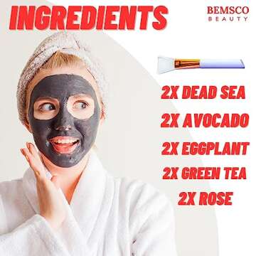 BEMSCO Clay Mask Set - Pore Cleaner & Blackhead Remover