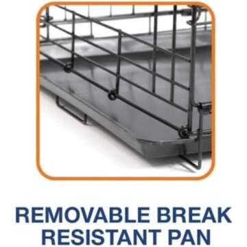 Precision Pet Products Two Door Great Crate Wire Dog Crate for Medium Dogs