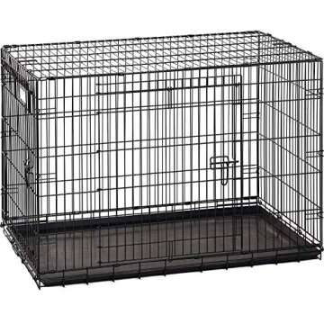 Precision Pet 36 Inch Two Door Dog Crate with Locking System
