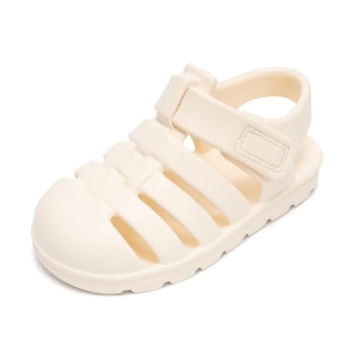 Luffymomo Unisex-Child Closed-Toe Sandals - Lightweight EVA Water Shoes for Summer Fun