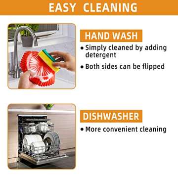 Air Fryer Silicone Pot - Air Fryer Oven Accessories - Replacement for Flammable Parchment Liner Paper - No Need to Clean the Air Fryer(Top: 7.8 inches - Bottom: 6.3 inches)(For 3 to 5 QT)