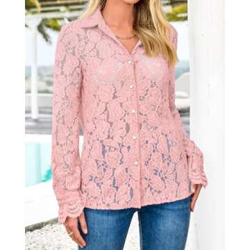 BTFBM Lace Blouses for Women 2025: Stylish & Versatile