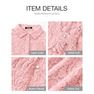 BTFBM Lace Blouses for Women 2025: Stylish & Versatile