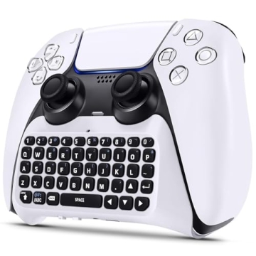 Klipdasse Wireless Keyboard for PS5 - Bluetooth Chatpad with Speaker