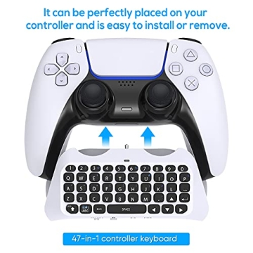 Klipdasse Wireless PS5 Keyboard Bluetooth Chatpad Speaker