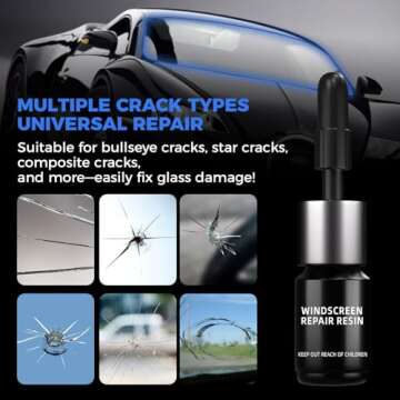 Easy-To-Use Windshield Crack Repair Kit for Car Owners