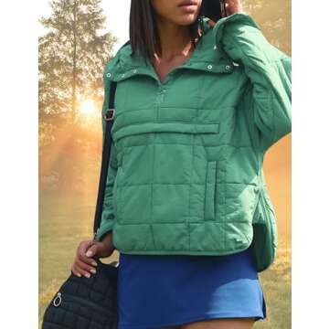 AICHARMWA Women's Stylish Puff Jacket for Winter