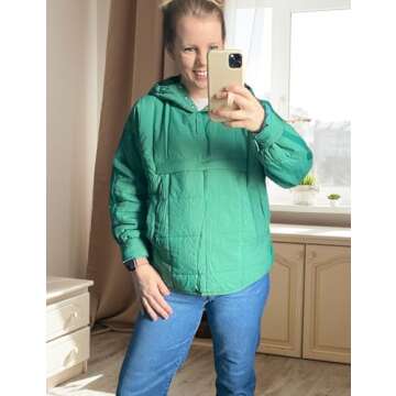 AICHARMWA Women's Stylish Puff Jacket for Winter