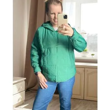 AICHARMWA Women's Stylish Puff Jacket for Winter