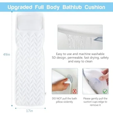 Luxury Non-Slip Bathtub Pillow for Ultimate Comfort