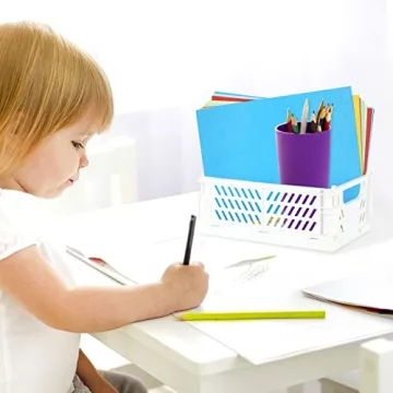 Tixill Mini Foldable Plastic Baskets for Your Home