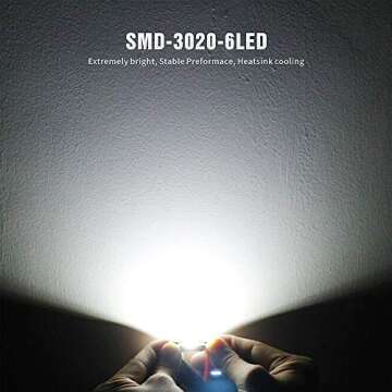 SIR IUS LED 578 light bulb festoon white Bright 400 Lumens 3020 Chipset Canbus Error Free bulb for Interior Car Truck License Plate Dome Trunk Courtesy 41MM 211-2 569 6000K