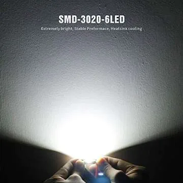 SIR IUS LED 578 light bulb festoon white Bright 400 Lumens 3020 Chipset Canbus Error Free bulb for Interior Car Truck License Plate Dome Trunk Courtesy 41MM 211-2 569 6000K