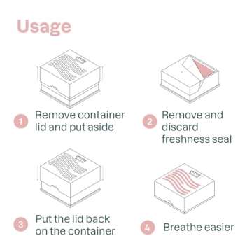 ATTITUDE Baby Air Purifier - Plant-Based Odor Eliminator