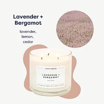 Calyan Wax Scented Candle with Lavender & Citrus Scents