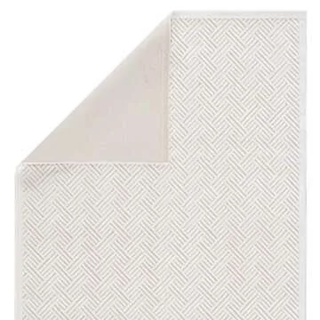 Jaipur Living Soft 9x12 Large Area Rug in White/Natural