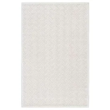 Jaipur Living Soft 9x12 Large Area Rug in White/Natural
