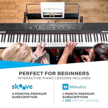 Alesis Recital 88-Key Digital Piano for Beginners