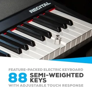 Alesis Recital 88-Key Digital Piano for Beginners