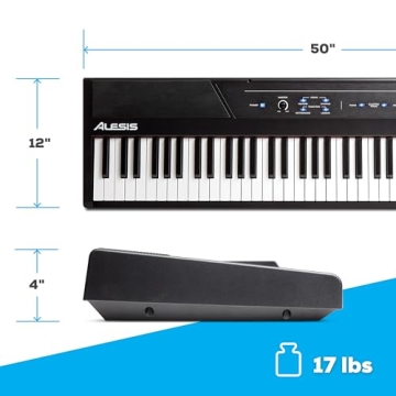 Alesis Recital 88-Key Digital Piano for Beginners