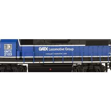 Bachmann Trains - EMD GP38-2 DCC Ready Diesel Locomotive - GMTX #2103 - HO Scale, Blue (Packaging may vary)