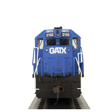 Bachmann Trains - EMD GP38-2 DCC Ready Diesel Locomotive - GMTX #2103 - HO Scale, Blue (Packaging may vary)