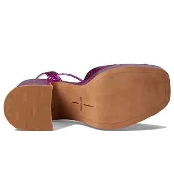 DOLCE VITA Women's WESSI Bold Platform Sole, Electric Pink Crackled Stella, 8