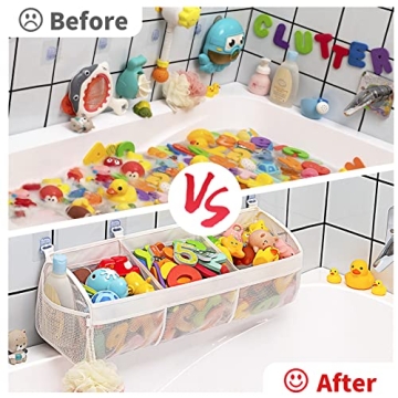 Austion Bath Toy Holder - Keep Your Bathroom Tidy!