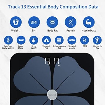 Vitafit Smart Body Fat Scale for Accurate Health Tracking