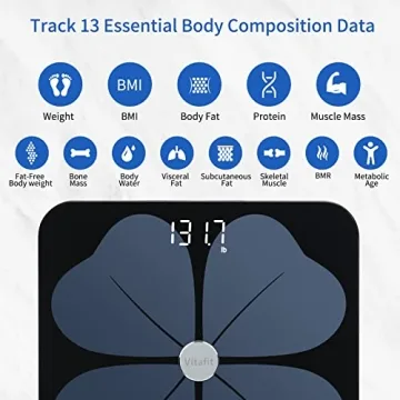 Vitafit Smart Body Fat Scale for Accurate Health Tracking