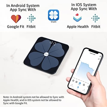 Vitafit Smart Body Fat Scale for Accurate Health Tracking