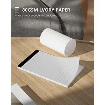 6 Pack Small Notepads Refills Memo Pads 3 x 5 Inch Lined Writing Note Pads with 30 Sheets Note Pad Paper in Each Pad Mini Pocket Notebook Refills for Taking Notes and Reminders Organization Planning