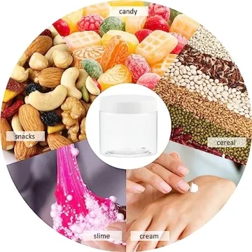 Suituts 28 Pack 6 oz Plastic Jars for Crafting