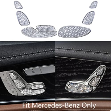 TopDall Bling Seat Control Caps for Luxury Cars