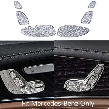 TopDall Bling Seat Control Caps for Luxury Cars