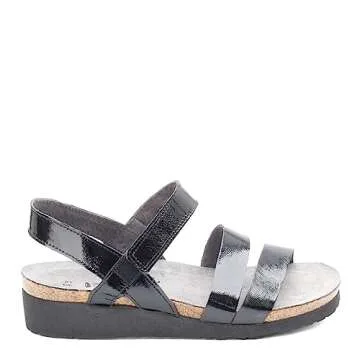 NAOT Footwear Women's Kayla Sandal Black Luster 7-7.5 N-M US: Comfort Meets Style!